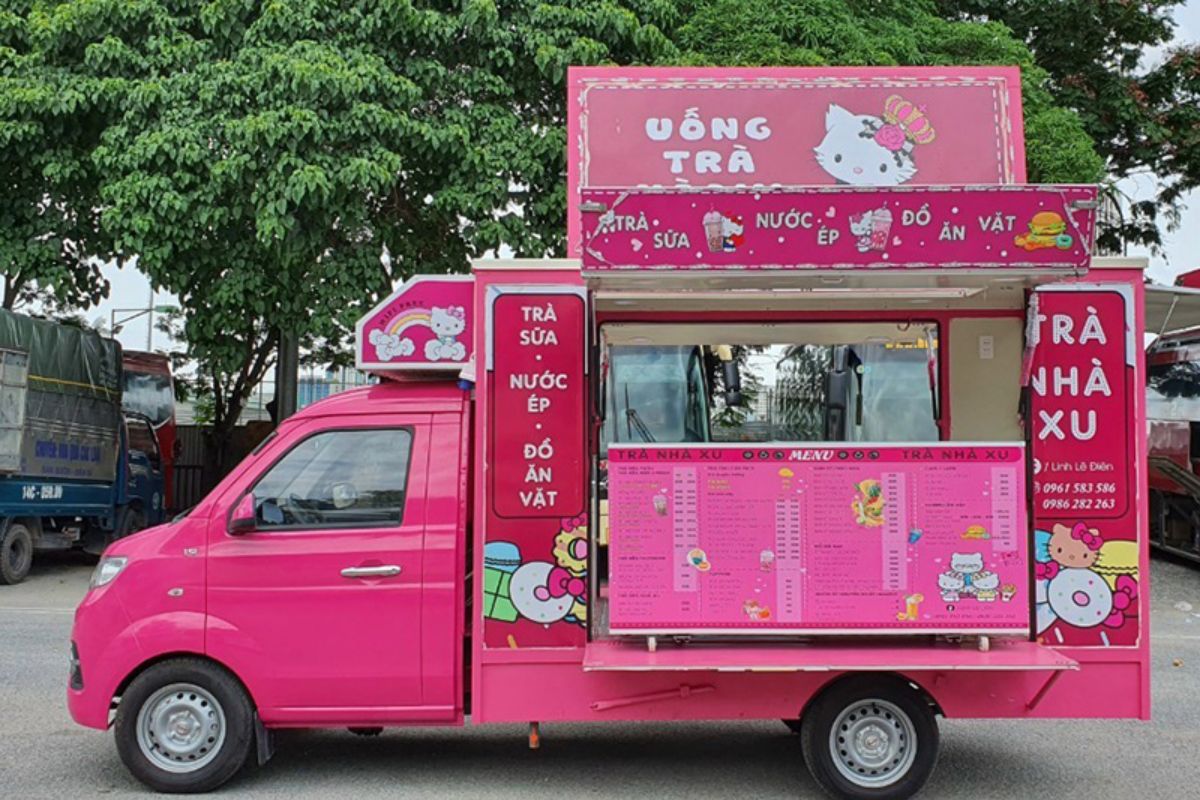 Xe SRM T30 Bán Trà Lưu Động