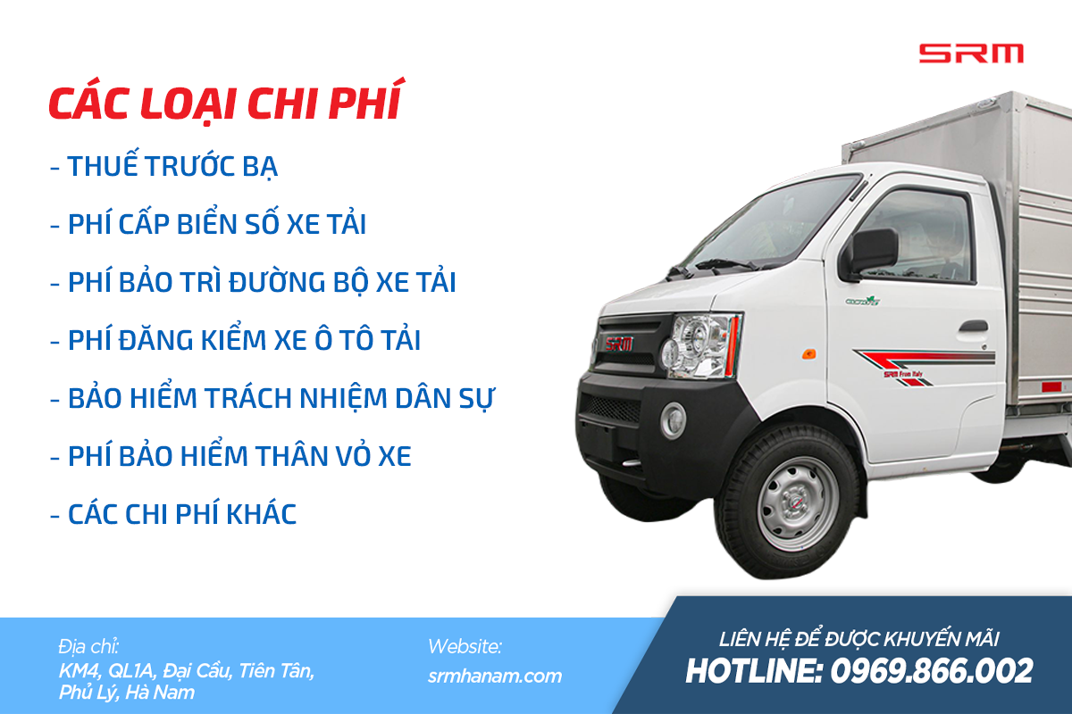 chi phí vận hành xe tải 1