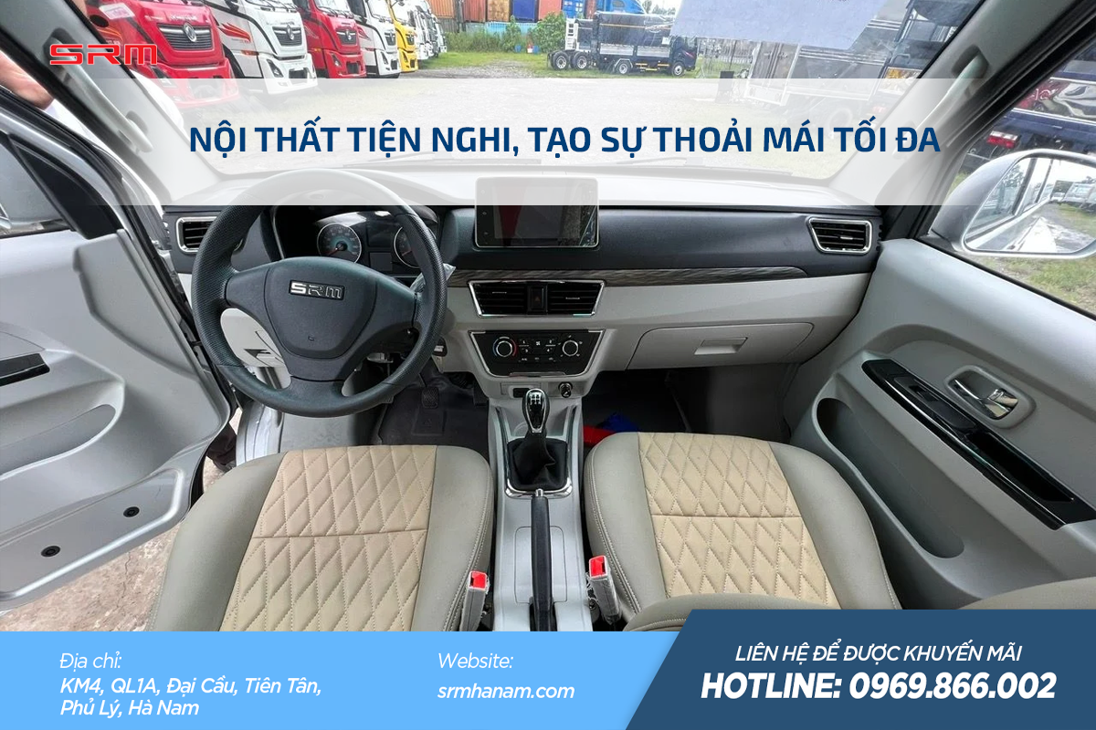 4 5 LÝ DO TẠI SAO BẠN NÊN SỬ DỤNG XE TẢI SRM T30 CHO DOANH NGHIỆP CỦA MÌNH